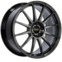 BBS FS 19x10 5x112 ET38 PFS Diamond Black Wheel -82mm PFS/Clip Req