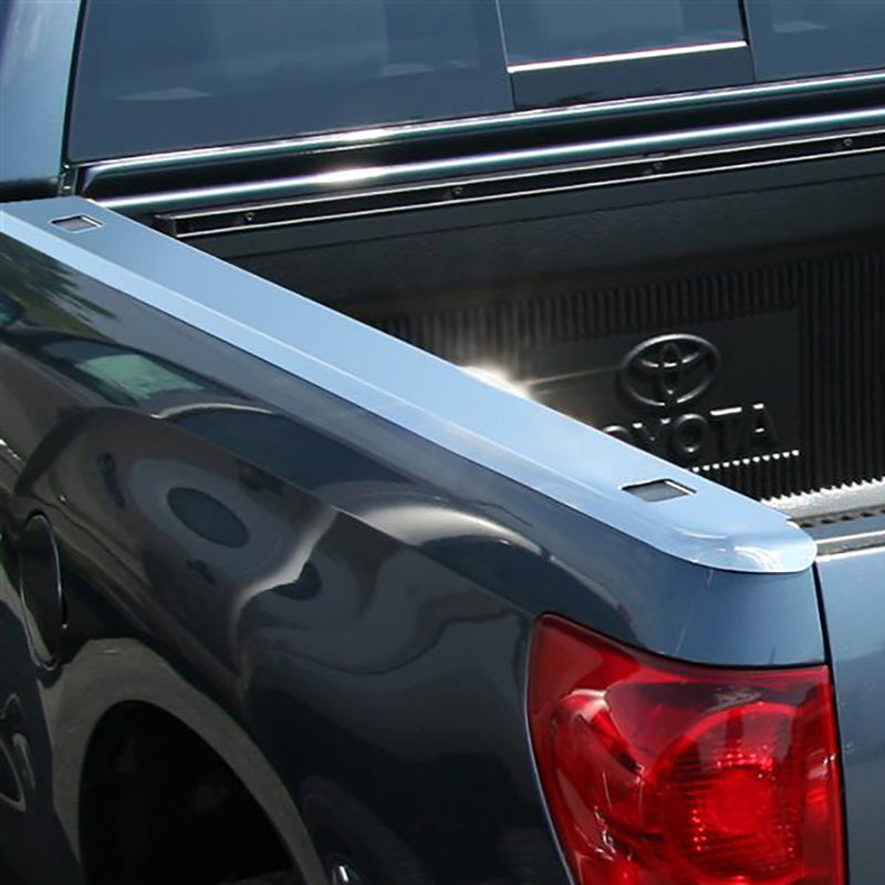 Putco 07-13 Toyota Tundra - Short Bed - 6.5ft Bed Stainless Steel Skins (Holes)