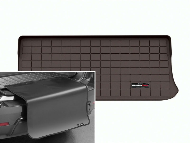 WeatherTech 2023 Mercedes-Benz EQS SUV Cargo Liner w/Bumper Protector - Cocoa