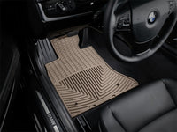 WeatherTech 11+ BMW 5-Series (F10) Front Rubber Mats - Tan