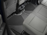 WeatherTech 17+ Ford F-250 / F-350 / F-450 / F-550 Crew Cab Rear Rubber Mats - Black