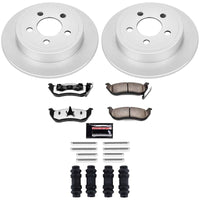 Power Stop 03-07 Jeep Liberty Rear Z36 Coated Truck & Tow Brake Kit