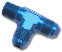 Russell Performance -3 AN to 1/8in NPT Flare to Pipe Tee On Run Fitting