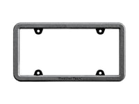 WeatherTech BumpFrame Black Satin Textured Finish License Plate Frame