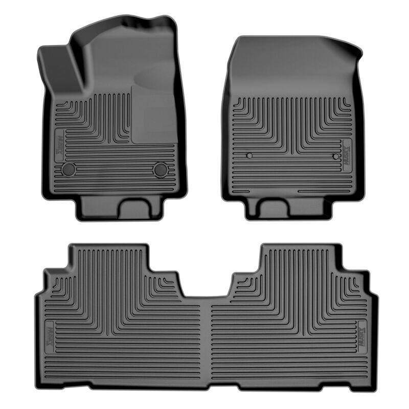 Husky Liners 23-26 Cadillac Lyriq WeatherBeater Front & 2nd Row Floor Liners - Black