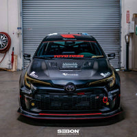 Seibon 2023 Toyota GR Corolla VS-Style Double-Sided Carbon Hood - Gloss Finish