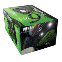 Westin Universal LED Rock Light Kit - 4 Lights - 14ft 9in Wiring Harness & Switch - Black