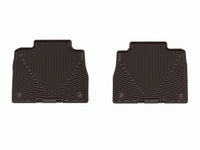 WeatherTech 21-23 Mercedes-Benz AMG GLE 53 / 2020 AMG GLE 43 Rear Rubber Mats - Cocoa