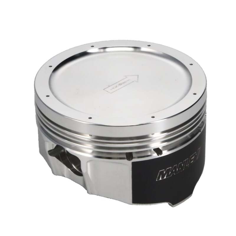 Manley 4.6L Ford Modular (2/4 Valve) 3.552in Bore 1.2in CD 11cc Turbo Tuff Dish Pistons - Set of 8