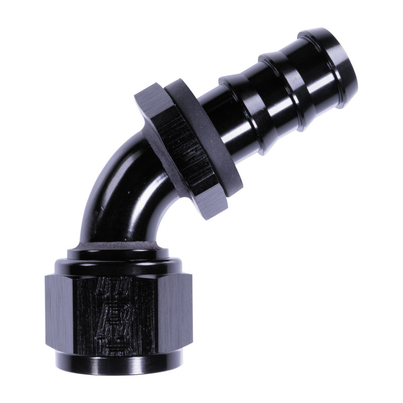 Russell 12AN Twist-Lok 60 Degree Hose End - Black
