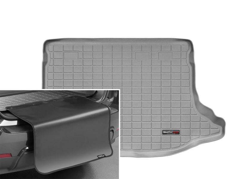 WeatherTech 09-13 Toyota Matrix / Pontiac Vibe Cargo Liners w/ Bumper Protector - Grey