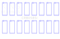 King Engine Bearings Ford 6.2L V8 (Size +.25) Connecting Rod Bearing Set (Set of 8)