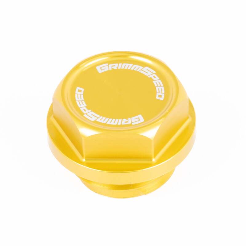 GrimmSpeed 89-22 Subaru All Models Bolt Oil Caps - Gold