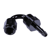 Russell 4AN ProClassic Crimp 150 Degree Hose End - Black