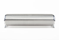 Air Lift Performance 24in. FLO Tank w/ Raw End Caps / Brushed Tube (Includes Two Mounting Brackets)