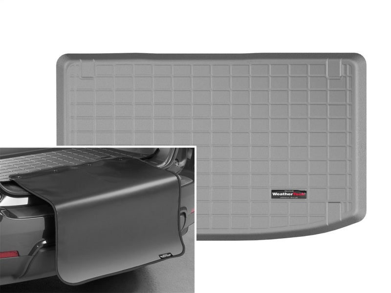 WeatherTech 2020+ Kia Soul Cargo With Bumper Protector - Grey