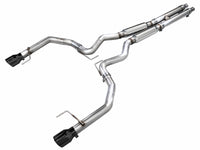AWE 2024 Ford Mustang GT Fastback S650 RWD Track Edition Cat-Back Exhaust w/ Dual Diamond Black Tips