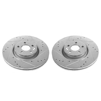 Power Stop 12-18 Volvo S60 Front Evolution Drilled & Slotted Rotors - Pair
