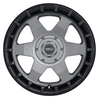 Weld Off-Road Ridge 20x9 - 8x180 BP - ET0 - 124.3mm CB - Satin Gunmetal Wheel (Black Ring)