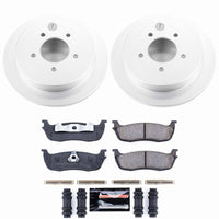 Power Stop 97-00 Ford Expedition Rear Z23 Coated Brake Kit