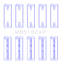 King Engine Bearings Renault F8Q/F7R/F8M (Size STD) Performance Main Bearing Set
