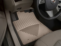 WeatherTech 08-13 Cadillac CTS Front Rubber Mats - Tan