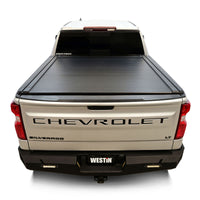 Westin 19-26 GM Silverado/Sierra 1500 5ft 8in Bed Manual Retractable Tonneau Cover - Black