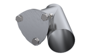 QTP 3.5in Weld-On QTEC Exhaust Cutout Y-Pipe