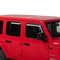 Putco 20-21 Jeep Gladiator JT/JL Element Chrome Window Visors (Set of 4)