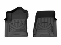 WeatherTech 15-19 Chevrolet Silverado 1st Row Front FloorLiner HP - Black
