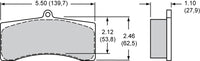 Wilwood pad 9728J ip polymatrix axle set