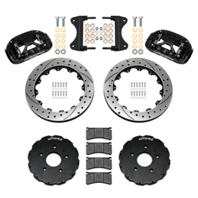 Wilwood 14-19 Chevrolet Corvette C7 Forged XRS6R Front BBK - 13.06 Rotor SRP - Black