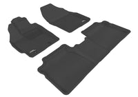 3D MAXpider 10-11 Toyota Prius Kagu Black Full Set (Retention Hooks IN DRIVERS SIDE FLOOR