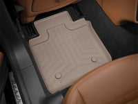 WeatherTech 2014+ Maserati Quattroporte Rear FloorLiner - Tan (fits Models w/2 Zone Climate Control)