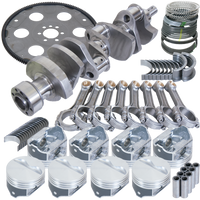Eagle Chevy 350 1Pc 3.750in Crank 5.700in I-Beam Rods 4.000in Pistons 153 Tooth FP Balanced Assembly