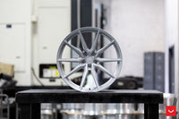 Vossen HF-3 19x8.5 / 5x112 / ET30 / 66.56 / Flat - Satin Silver Wheel