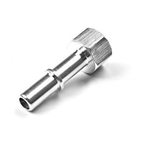 Torque Solution Push-On Quick Disconnect Adapter Fitting: 3/8in SAE to -6AN Male Flare