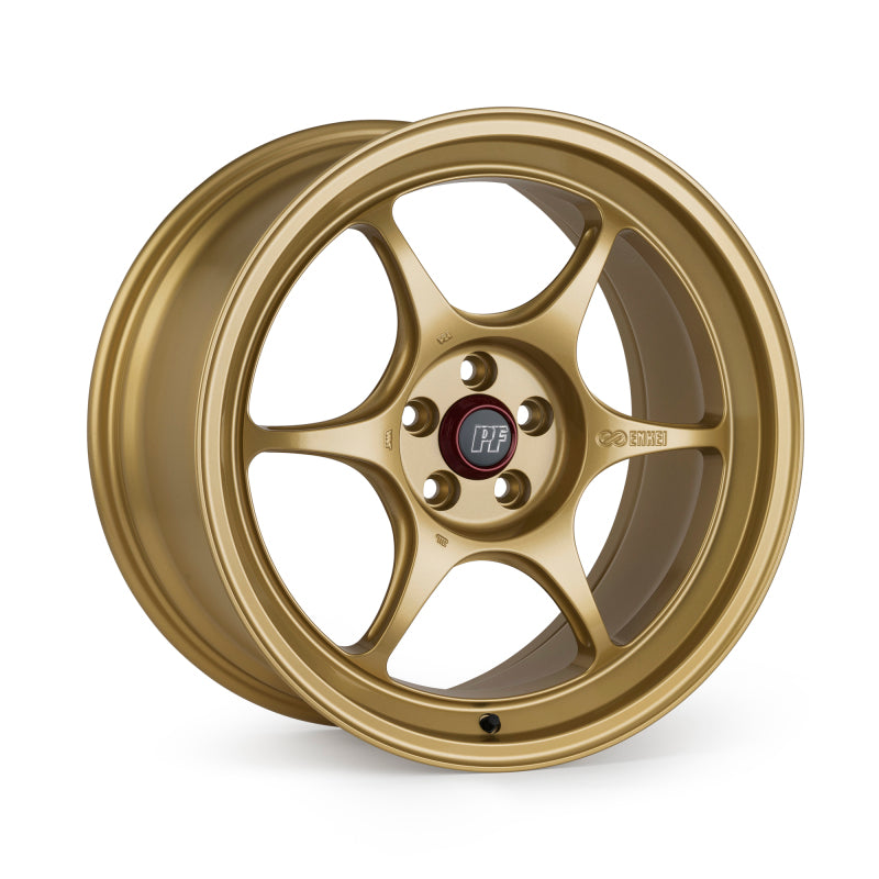 Enkei PF06 17x8.5 4x100 30mm Offset 75mm Bore Gold Wheel