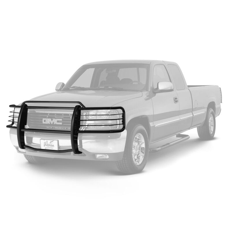 Westin 1999-2002 GMC Sierra 1500LD Sportsman Grille Guard - Black