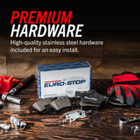 Power Stop 98-02 Mercedes-Benz CLK320 Front Euro-Stop Brake Kit
