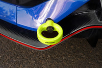 PERRIN 17-21 Honda Civic Si/Type R/Touring/Hatchback Tow Hook Kit Rear - Neon Yellow