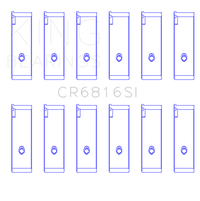 King Engine Bearings Suzuki H20A/H25A/H27A (Size +0.25mm) Connecting Rod Bearing Set