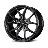 Gram Lights 57FXZ 20x10.5 +20 5x114.3 Super Dark Gunmetal and Machining Rim Edge DC Wheel