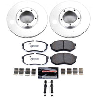 Power Stop 95-04 Toyota Tacoma Front Z36 Coated Truck & Tow Brake Kit