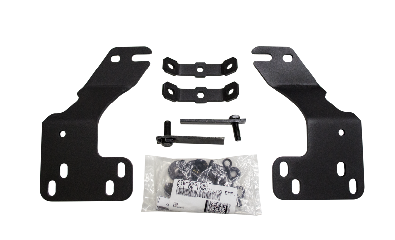 Go Rhino 14-15 Chevy Silverado 1500 (Excl. Driver Alert Pkg) RC4 & RC3 LR Brackets - Tex. Blk