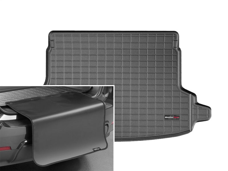WeatherTech 2019+ Subaru Forester Cargo With Bumper Protector - Black