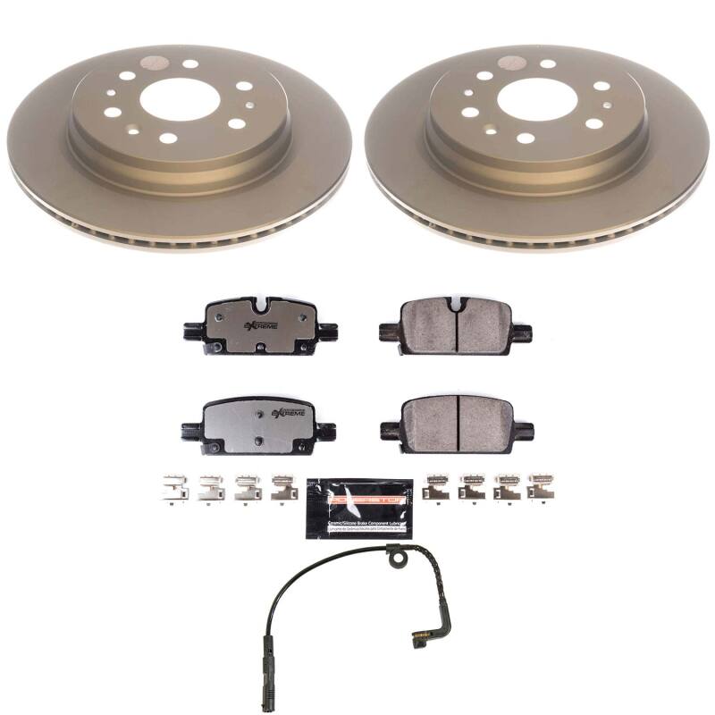 Power Stop 21-24 Cadillac Escalade Rear Z36 Coated Truck & Tow Brake Kit