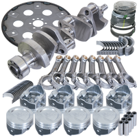 Eagle Chevy 350 1Pc 3.750in Crank 5.700in I-Beam Rod 4.000in Pistons 168 Tooth FP Balanced Assembly
