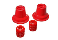 Energy Suspension Rear Shock Bushings - Red