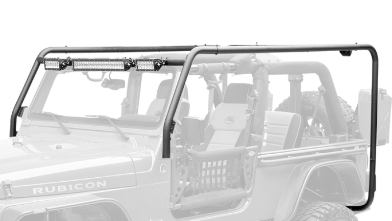 Body Armor 4x4 07-18 Jeep Wrangler JK 2dr Roof Rack Frame Crossbars/Rails
